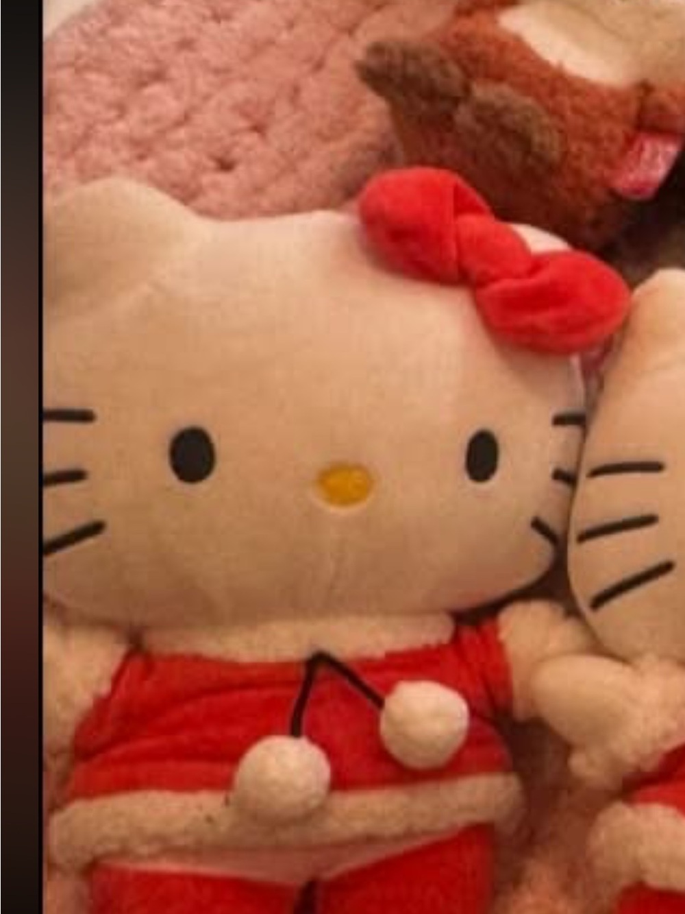 Sanrio Hello Kitty Plush in Red and Cream